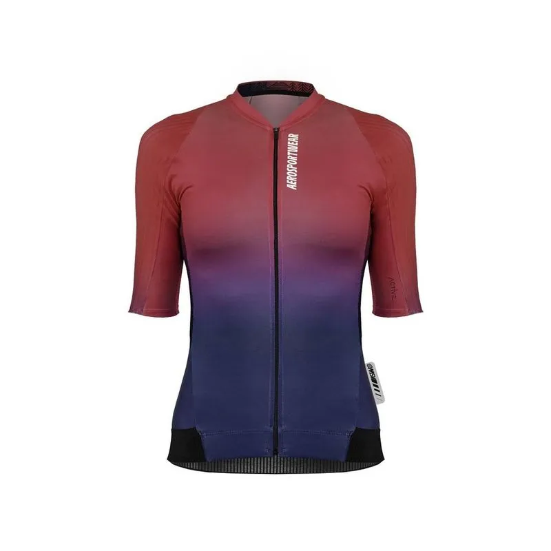 Camisa asw active 2.0 feminina aurora rosa marinho P