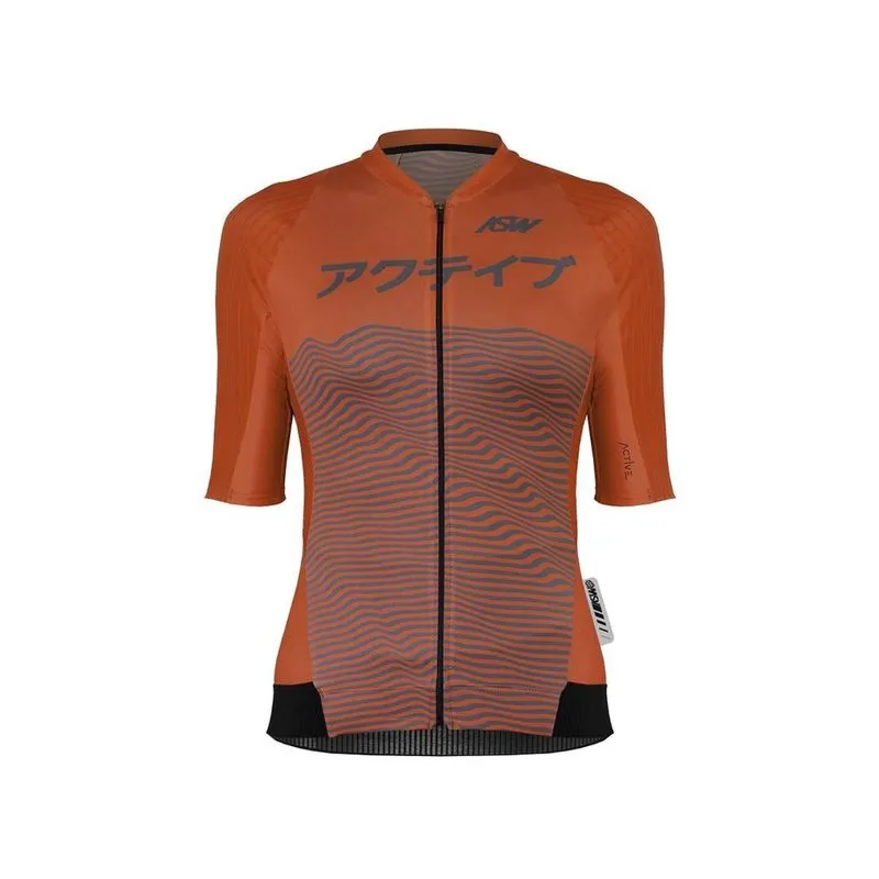 Camisa asw active 2.0 feminina tokyo vemelho P
