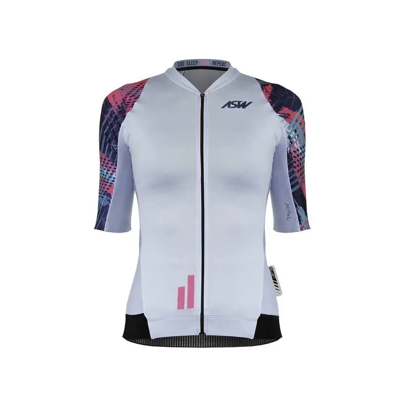 Camisa asw active 2.0 feminina supernatural azul G