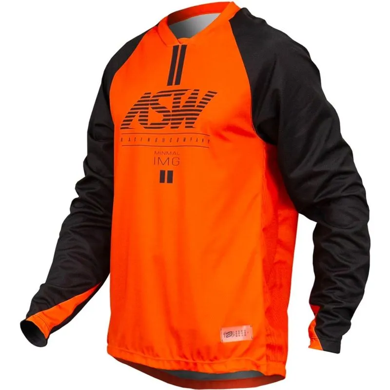 Camisa Asw Image Minimal 23 Laranja/preto