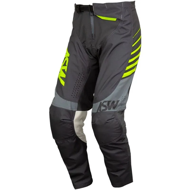 Calça Asw Podium Windy 23 - Cinza Chumbo/Verde Fluor