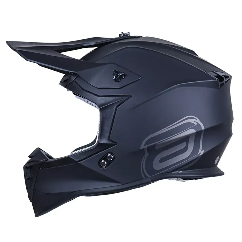 Capacete Off-Road ASW R3 Capacete ASW R3 Solid Preto 60
