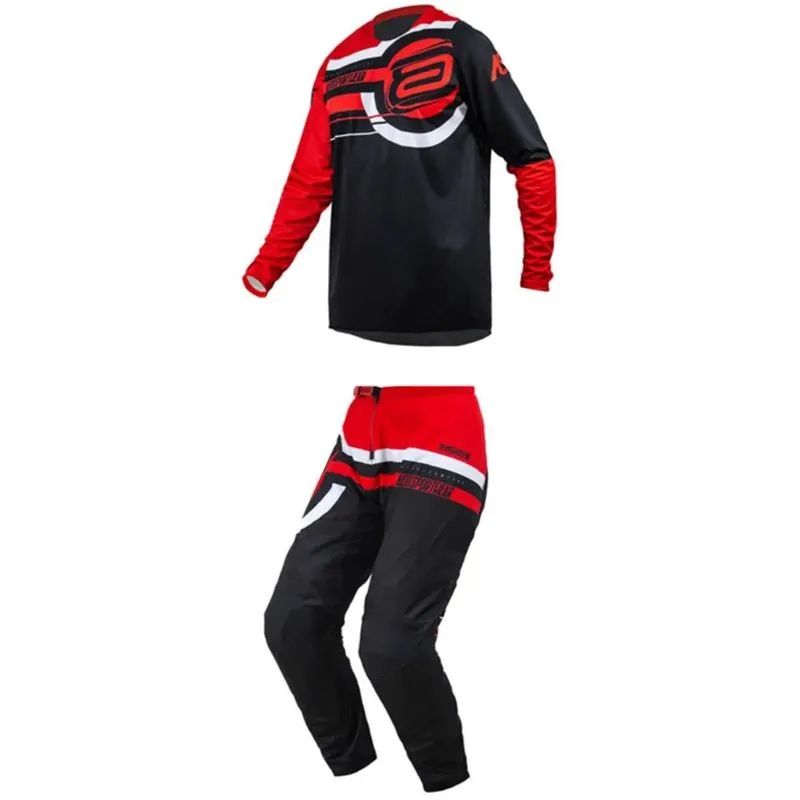 Conjunto Asw Image Target 25 - Preto/vermelho/branco