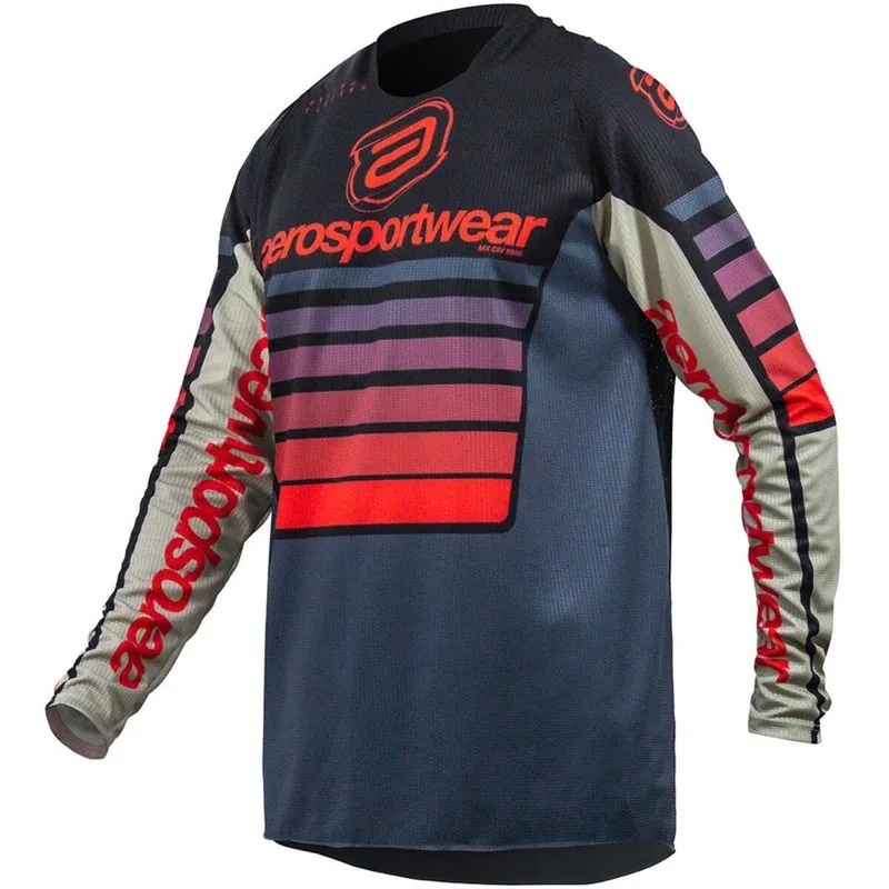 Camisa Asw Image Relay 25 - Preto/cinza/vermelho