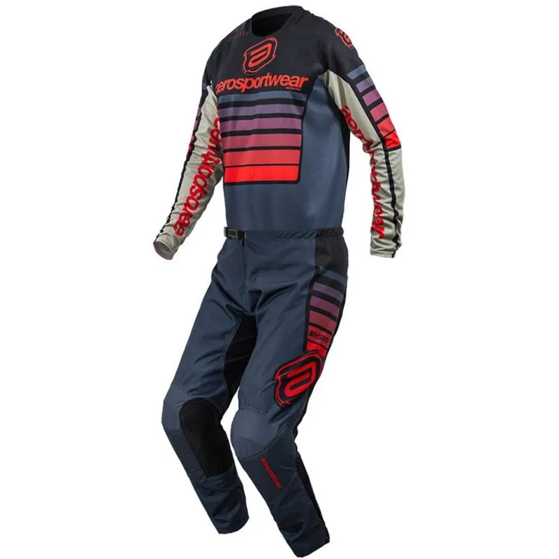 Conjunto Asw Image Relay 25 - Preto/cinza/vermelho