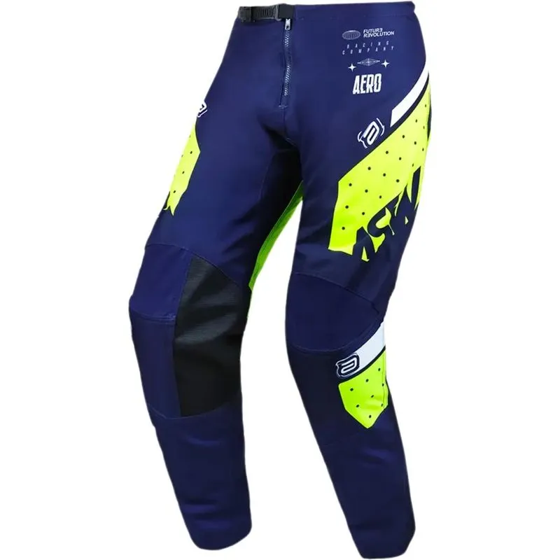 Calça Asw Image Karma 26 - Azul Marinho/amarelo Fluor/branco