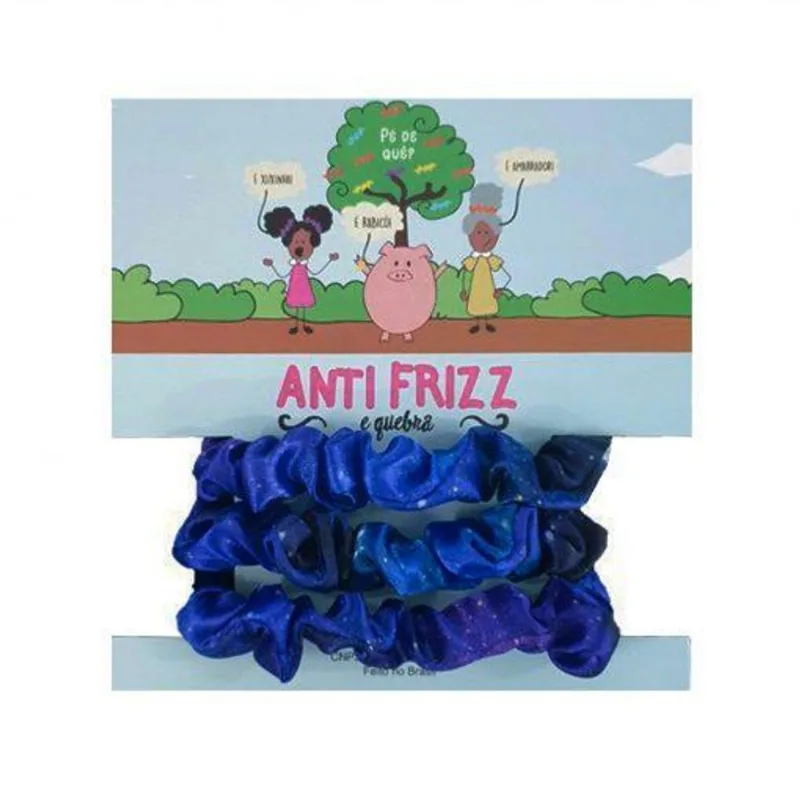 Xuxinhas De Cetim Galáxia 3un - Stuff Anti Frizz