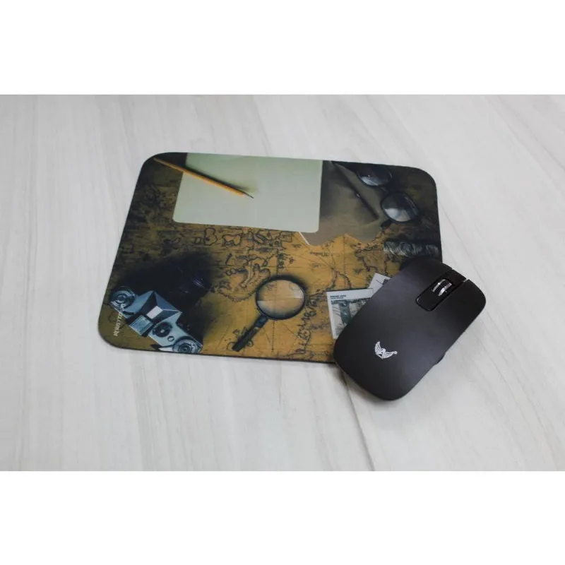 Mouse Pad Mapa Mundi Retrô - DELUZZ