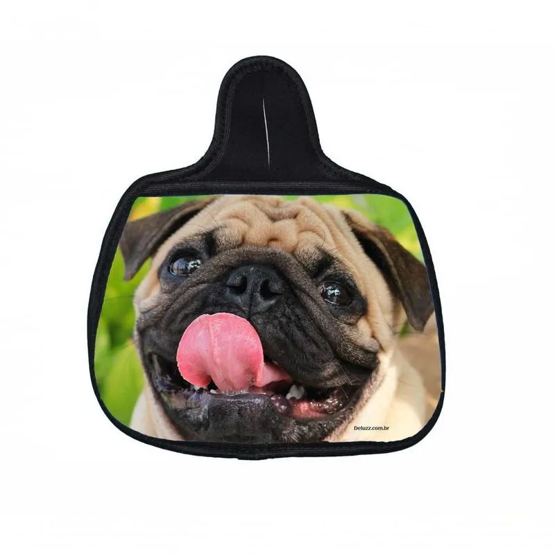 Lixo Car De Neoprene Coleção Dogs -pug, Na Cola Do Dono