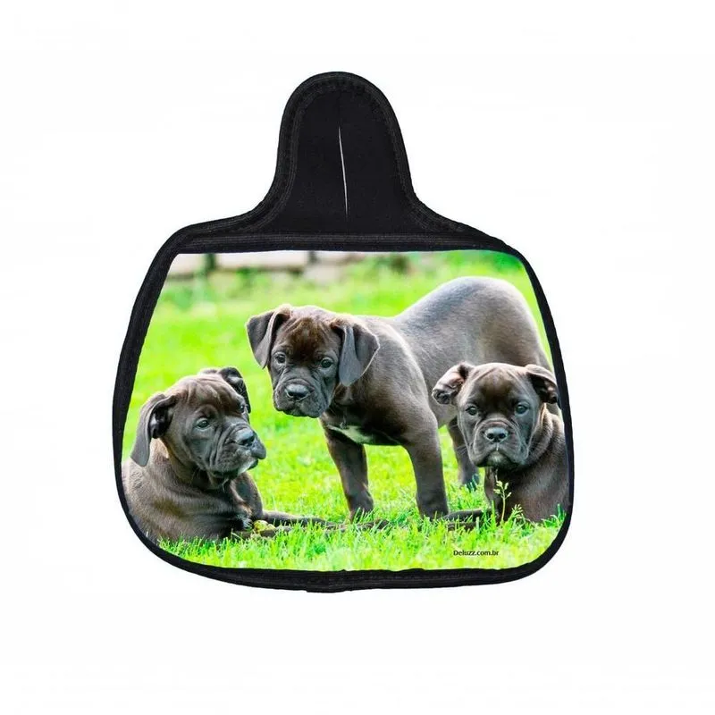 Lixo Car, Buldogue Material Neoprene 3mm 30x25cm