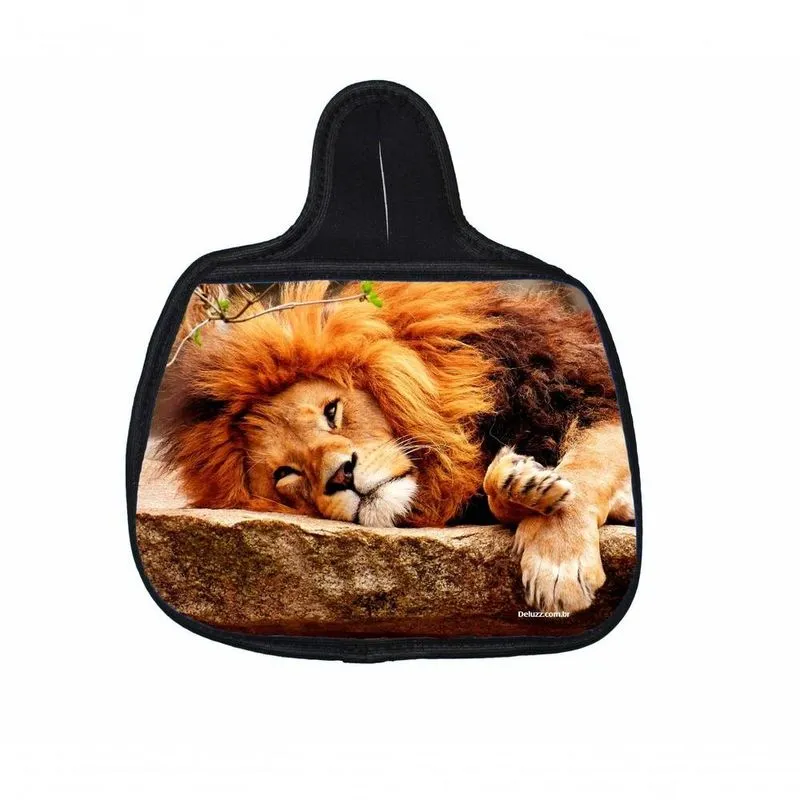 Lixo Car, Leão Material Neoprene 3mm Medidas 30x25cm