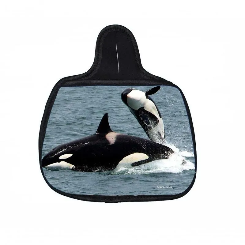 Lixo Car, Baleia Orca Material Neoprene 3mm Medidas 30x25cm