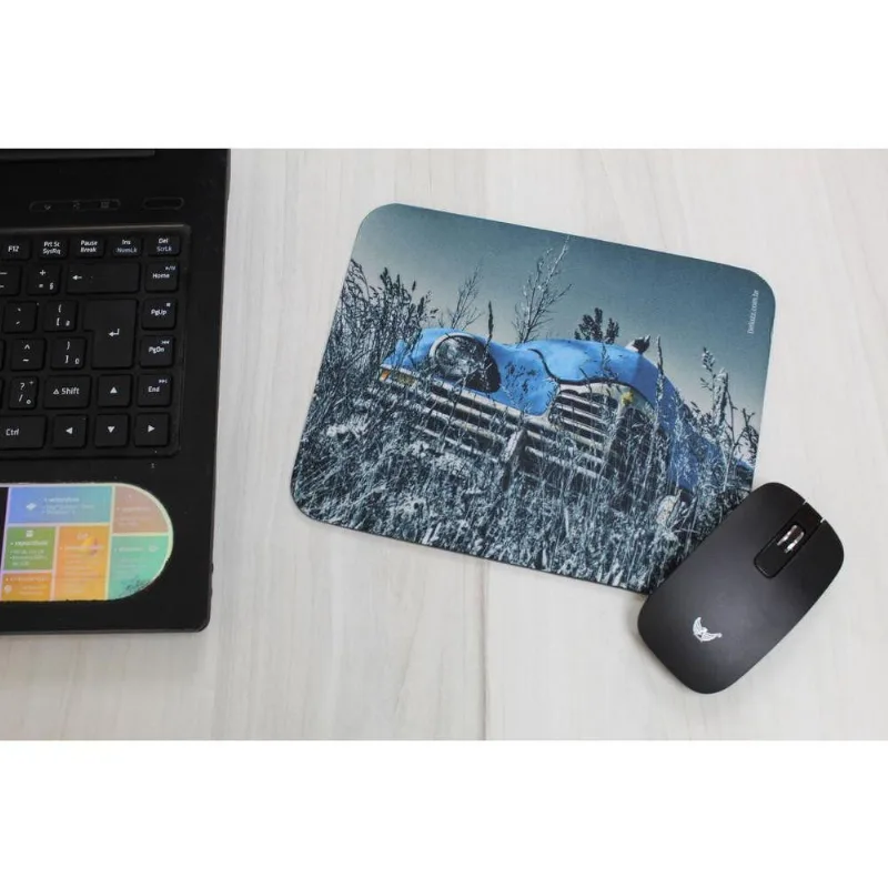 Mouse Pad Carro Azul Coleção - DELUZZ