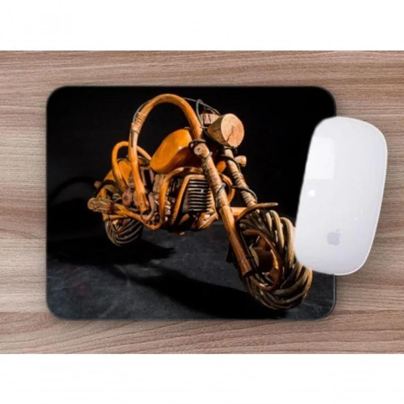 Mouse Pad Moto De Madeira - DELUZZ
