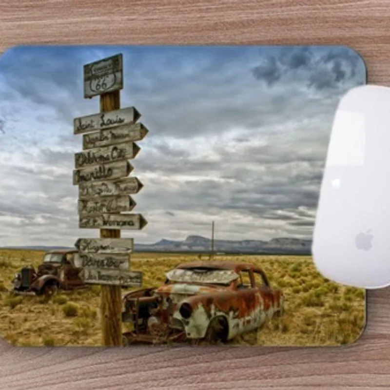 Mouse Pad Carro Rota 66 - DELUZZ