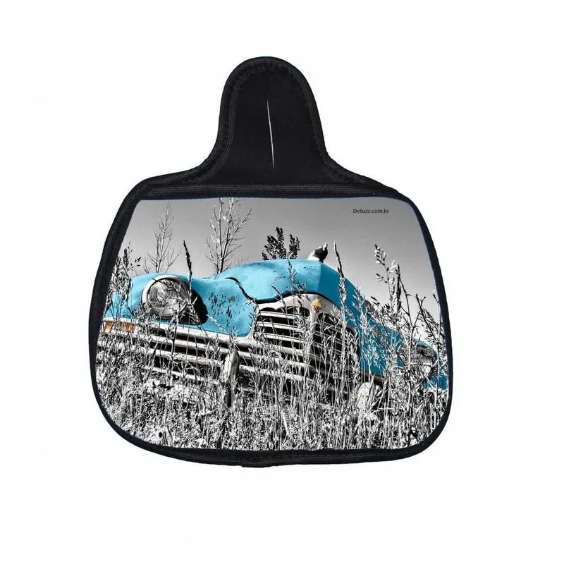Lixo Car, Carro Azul Material Neoprene 3mm 30x25 Cm