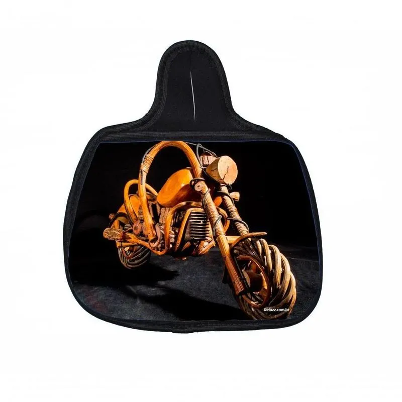 Lixo Car, Moto De Madeira Material Neoprene 3mm 30x25cm