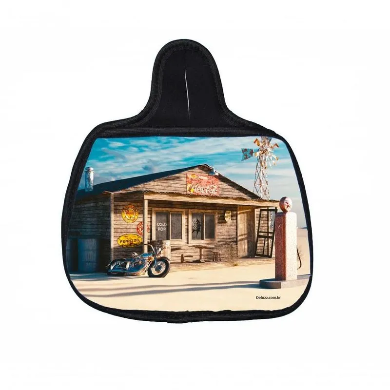 Lixo Car, Moto No Posto Material Neoprene 3mm 30x25cm