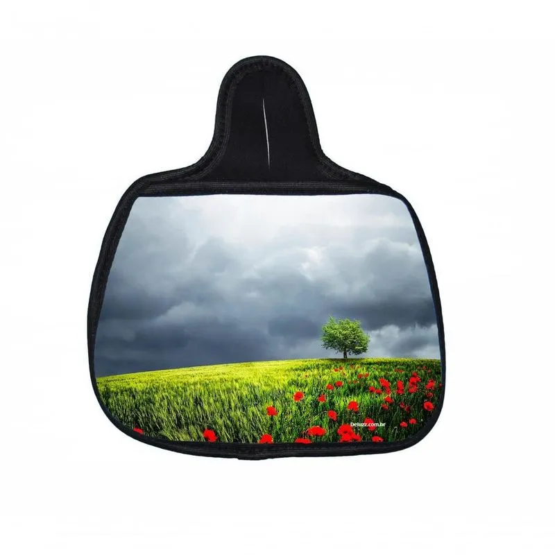 Lixo Car, Campo Flores Nublado Neoprene 3mm 30x25 Cm