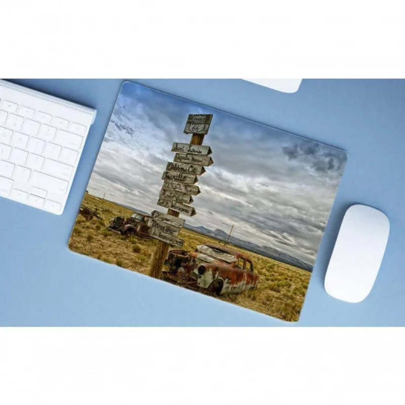 Mouse Pad Grande Carro Rota 66 - DELUZZ