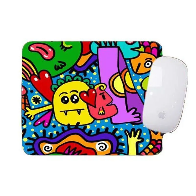 Mouse Pad Infantil Divertido Monstros