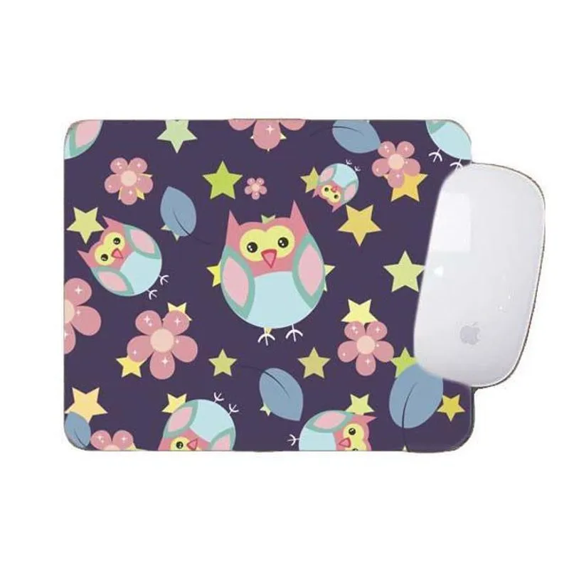 Mouse Pad Infantil Escolar Corujas