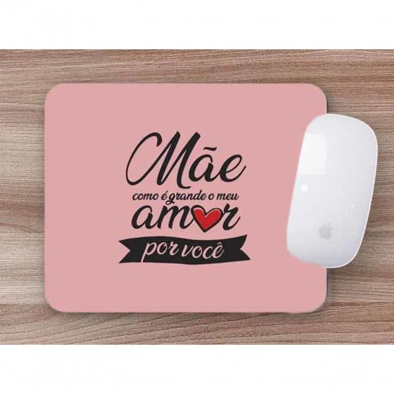 Mouse Pad Dia Das Mães Mãe Como é Grande Meu Amor - DELUZZ