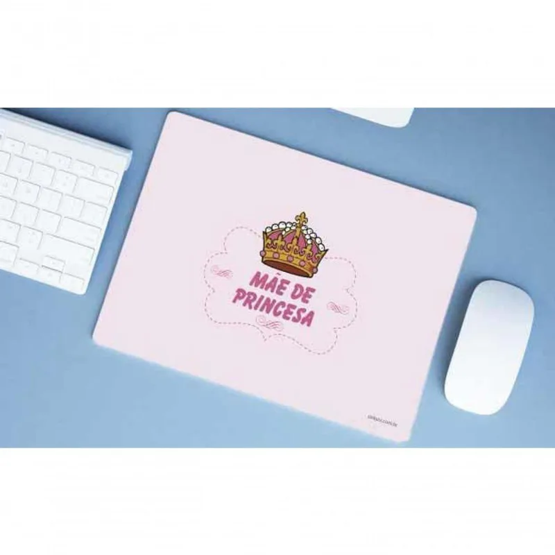 Mouse Pad Grande Aniversário Mãe De Princesa - DELUZZ