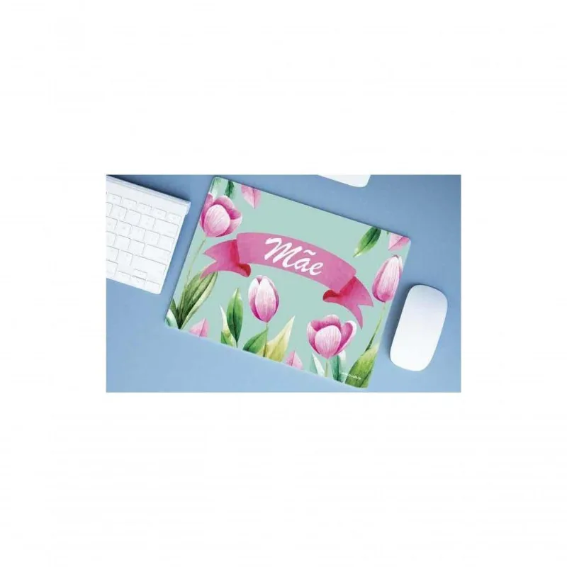 Mouse Pad Grande Presentes Dia Das Mãesf Lores Para Mamãe - DELUZZ