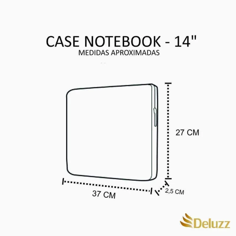 Case Notebook 14" Slim Flamingo na Agua