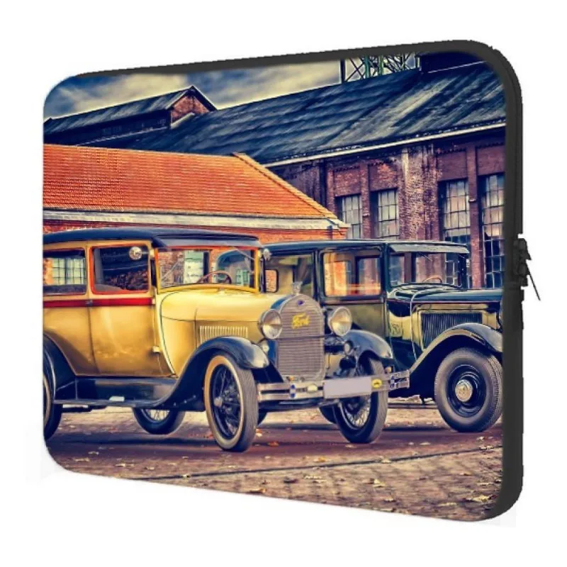 Case Notebook 14" Pasta Dois Carros Antigos