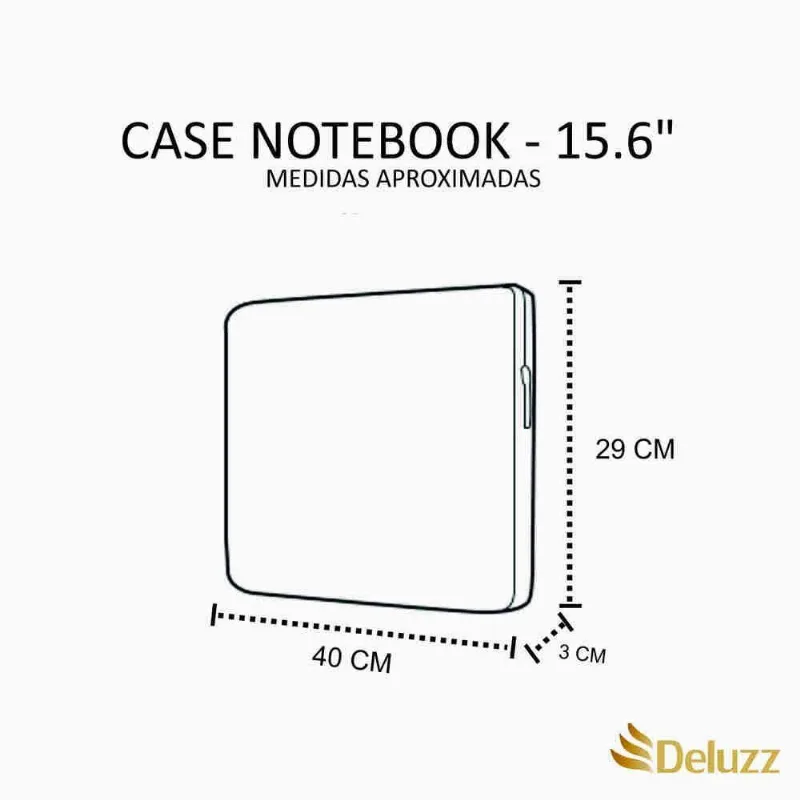 Case Notebook 15.6" Que Sorte A Nossa
