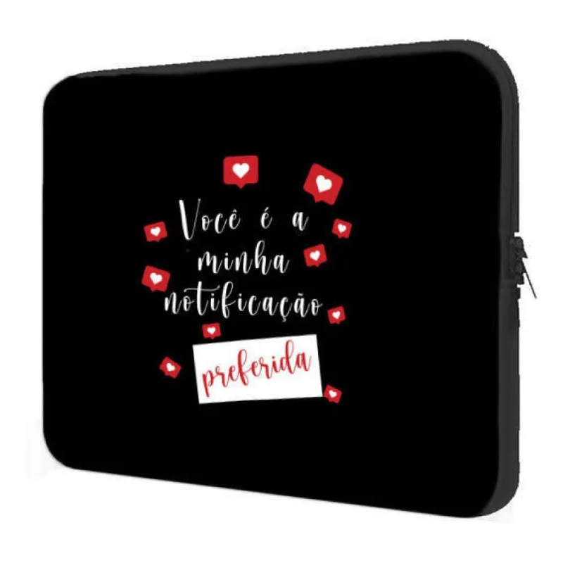 Case Notebook 14" Você é Minha Notificação Preferida