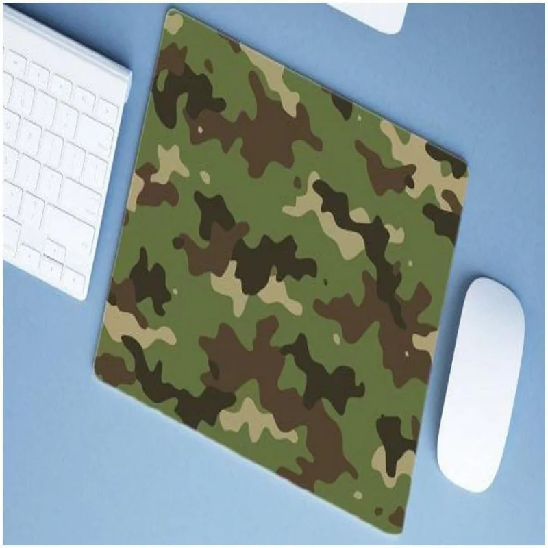 Mouse Pad Emborrachado Personalizado Grande Camuflado - DELUZZ