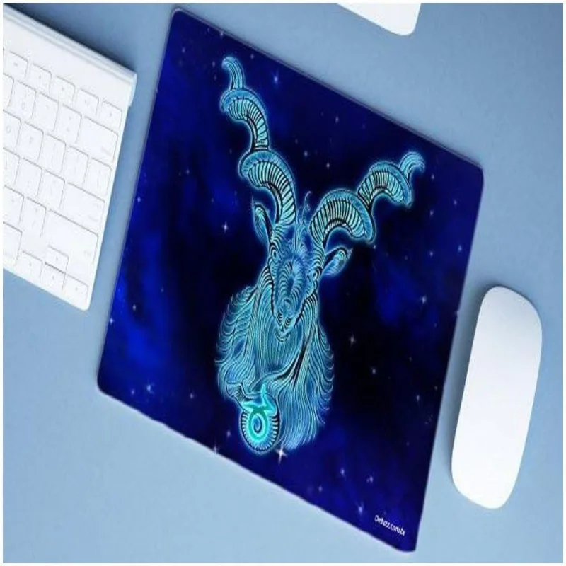 Mouse Pad Emborrachado Personalizado Grande Capricórnio - DELUZZ