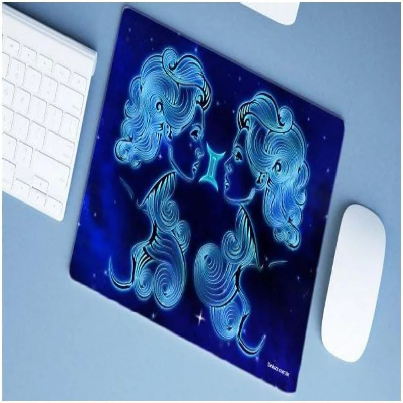 Mouse Pad Emborrachado Personalizado Grande Gêmeos - DELUZZ