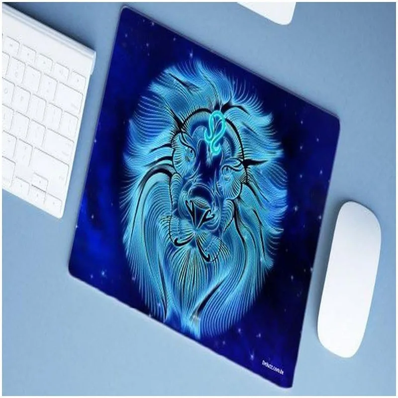 Mouse Pad Emborrachado Personalizado Grande Leão - DELUZZ