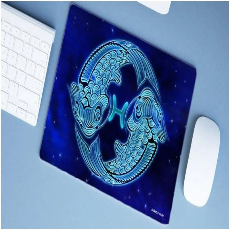 Mouse Pad Emborrachado Personalizado Grande Peixes - DELUZZ