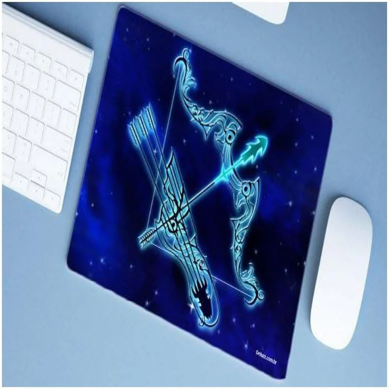 Mouse Pad Emborrachado Personalizado Grande Sagitário - DELUZZ