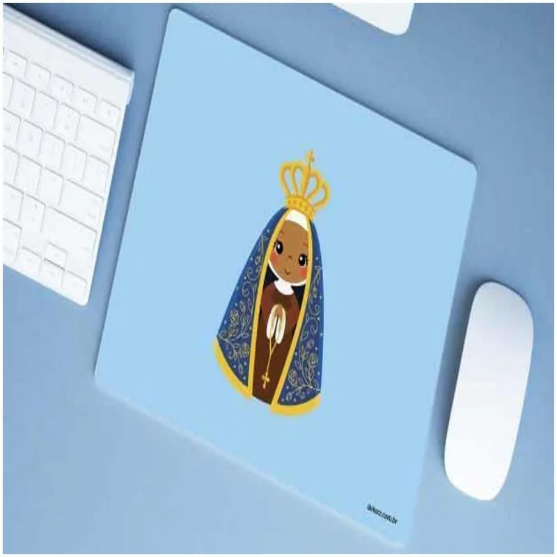 Mouse Pad Emborrachado Personalizado Grande Nossa Senhora Aparecida - DELUZZ