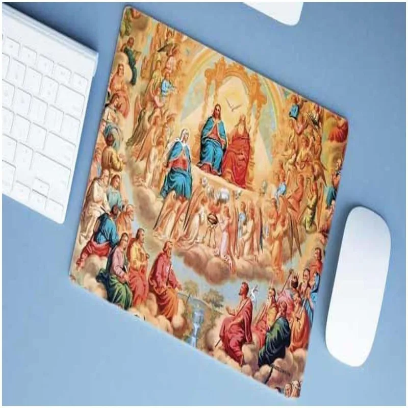 Mouse Pad Emborrachado Personalizado Grande Reunião Todos Os Santos - DELUZZ