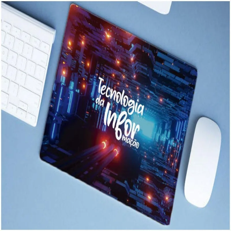 Mouse Pad Emborrachado Personalizado Grande Ti - DELUZZ