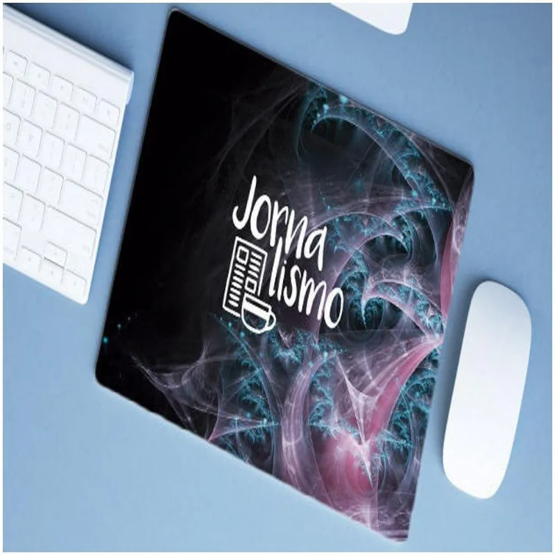 Mouse Pad Emborrachado Personalizado Grande Jornalismo - DELUZZ