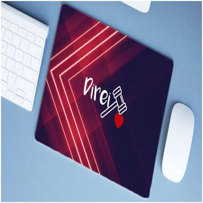 Mouse Pad Emborrachado Personalizado Grande Direito - DELUZZ