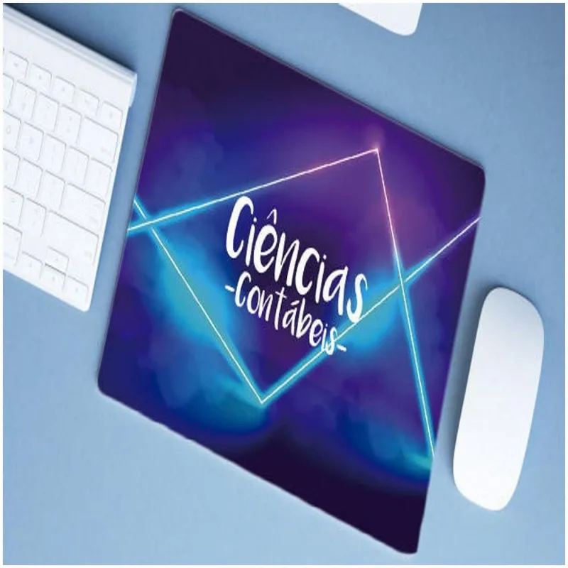Mouse Pad Emborrachado Personalizado Grande Ciências Contábeis - DELUZZ