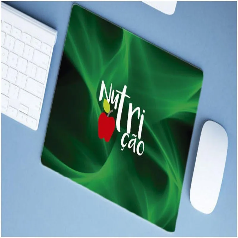 Mouse Pad Emborrachado Personalizado Grande Nutrição - DELUZZ