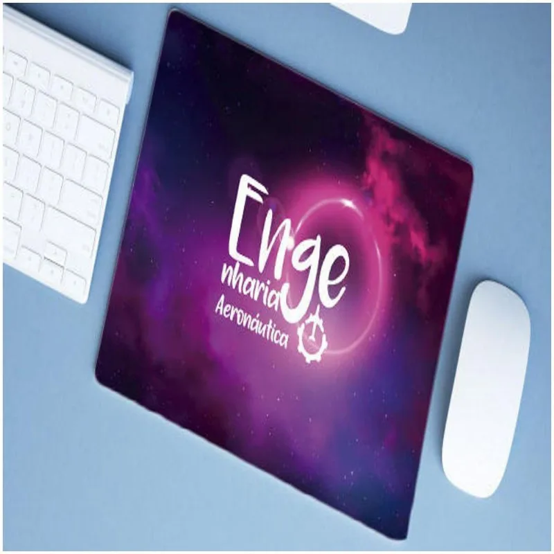 Mouse Pad Emborrachado Personalizado Grande Engenharia Aeronáutica - DELUZZ