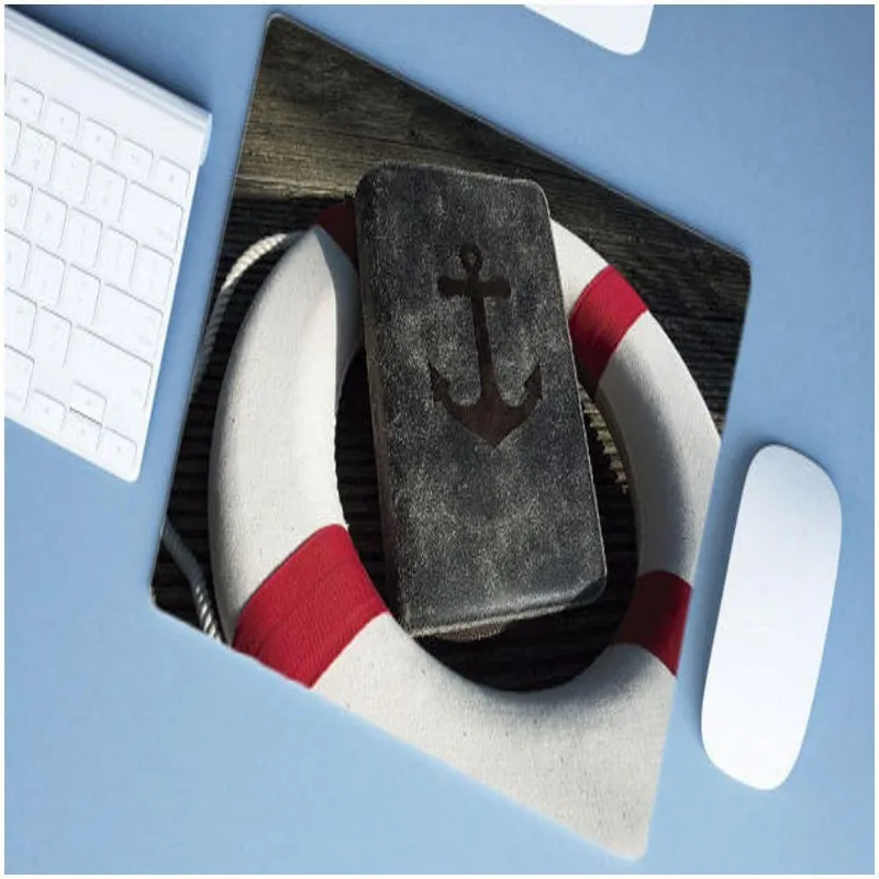 Mouse Pad Emborrachado Personalizado Grande Bóia Náutica - DELUZZ