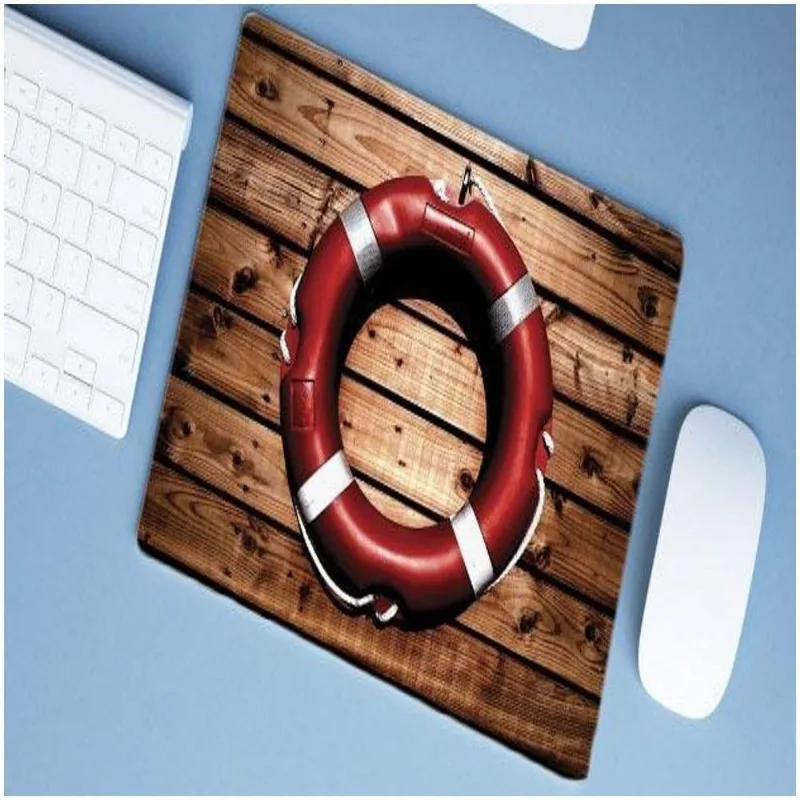 Mouse Pad Emborrachado Personalizado Grande Bóia Retrô - DELUZZ