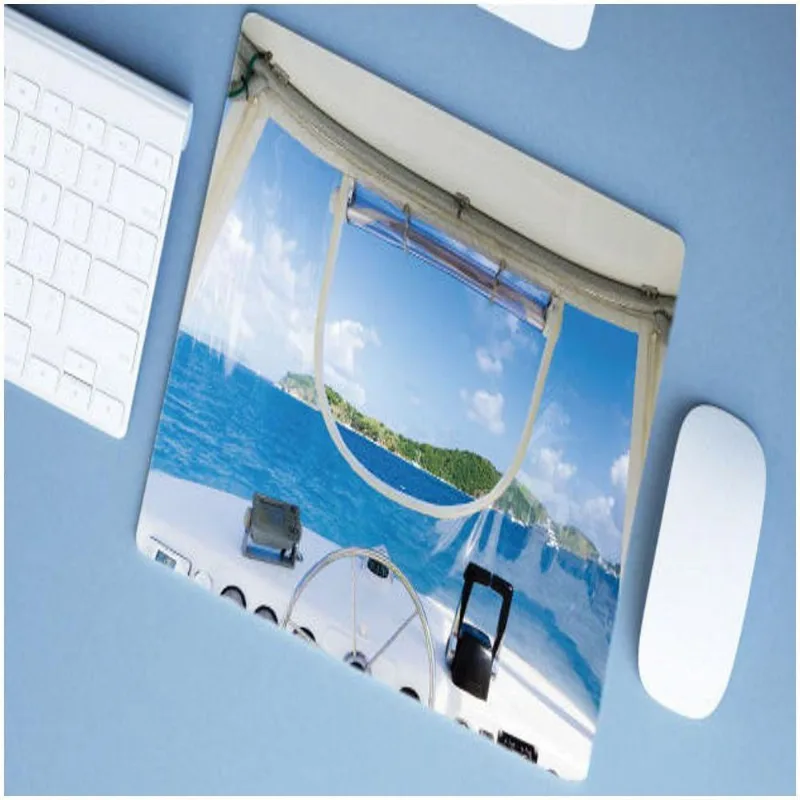 Mouse Pad Emborrachado Personalizado Grande Cabine De Lancha - DELUZZ